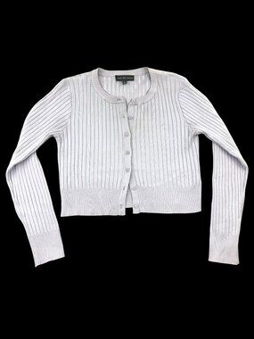 Almost Famous Lavender Button Up Cropped Cardigan